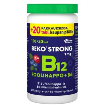 BEKO STRONG B12+FOOLIHAPPO+B6 MUSTIKKA-KARPALO PURUTABL 170 kpl