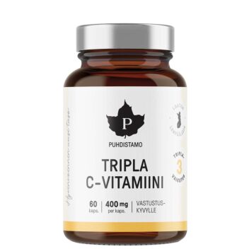 PUHDISTAMO TRIPLA C-VITAMIINI KAPS 60 KPL