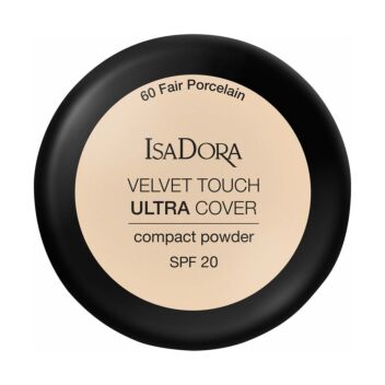 ISADORA VELVET TOUCH ULTRA COVER COMPACT POWDER SPF20 60 FAIR PORCELAIN 7,5 G