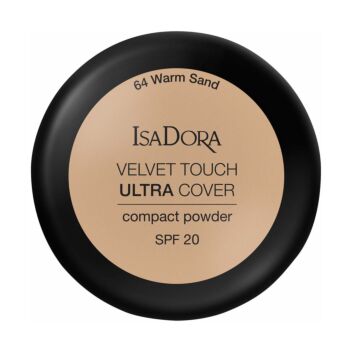 ISADORA VELVET TOUCH ULTRA COVER COMPACT POWDER SPF20 64 WARM SAND 7,5 G