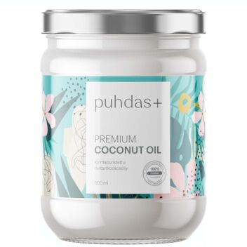 PUHDAS+ PREMIUM COCONUT OIL 500 ML
