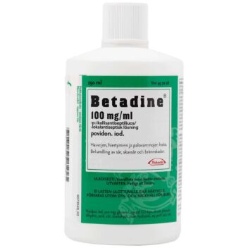 BETADINE 100 mg/ml PAIKALLISANTISEPTILIUOS 250 ml