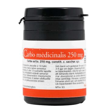 CARBO MEDICINALIS TABLETTI 250MG