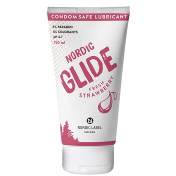 NORDIC GLIDE WATERBASED STRAWBERRY LIUKUVOIDE 150 ML