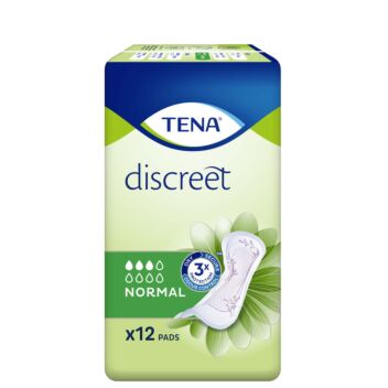 Tena Discreet Normal 12 kpl inkontinenssisuoja | Virtsankarkailu

