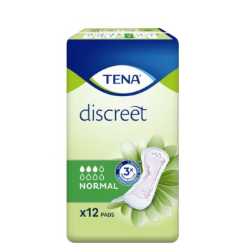 Tena Discreet Normal 12 kpl inkontinenssisuoja | Virtsankarkailu

