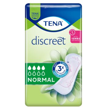 Tena Discreet Normal 12 kpl inkontinenssisuoja | Virtsankarkailu