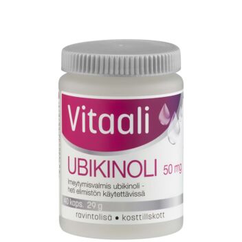 VITAALI UBIKINOLI 50 MG KAPS 40 kpl