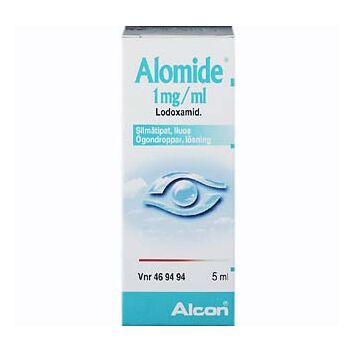 ALOMIDE 1 MG/ML SILMÄTIPAT 5 ml