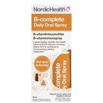 NORDIC HEALTH B-COMPLETE-SUUSUIHKE 25 ML
