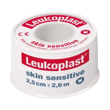 LEUKOPLAST SKIN SENSITIVE 2,5 CM X 2,6 M KIINNITYSTEIPPI 1 KPL