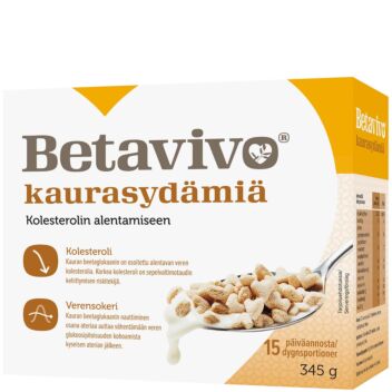 BETAVIVO RAPEITA KAURASYDÄMIÄ ANNOSPUSSI 15X23 G