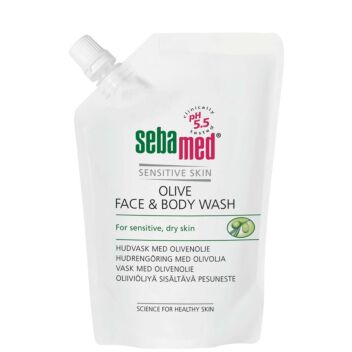 SEBAMED OLIVE FACE & BODY WASH PESUNESTE TÄYTTÖPAKKAUS 400 ml