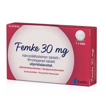 FEMKE 30 MG KALVOPÄÄLLYSTEINEN TABLETTI 1 fol