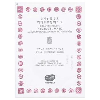 WHAMISA ORGANIC FLOWERS HYDROGEL MASK 1 KPL