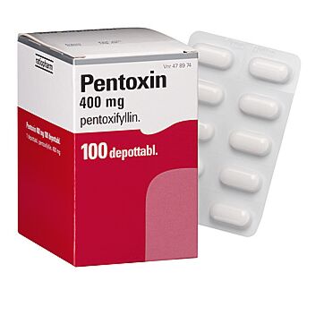 PENTOXIN 400 MG PITKÄVAIKUTTEINEN TABLETTI 100 fol