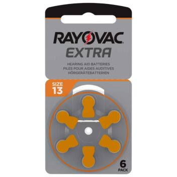 KUULOKOJEPARISTO RAYOVAC 13 EXTRA ADVANCED 6 KPL