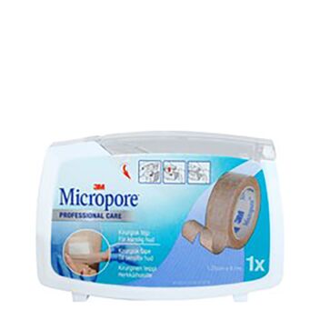 MICROPORE 1,25CMX9,14M RUSKEA KATKOKELA 1 KPL