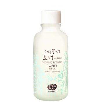 WHAMISA ORGANIC FLOWERS TONER REFRESH 155 ML