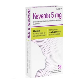 KEVENIX 5 mg SUUSSA HAJOAVA TABLETTI 30 fol