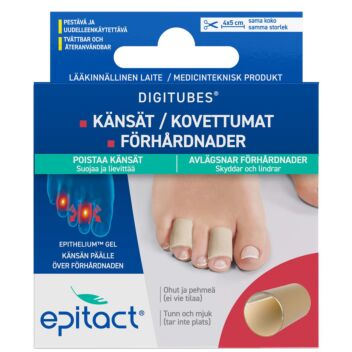 EPITACT DIGITUBES KÄNSÄT/KOVETTUMAT L 4 KPL