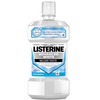 LISTERINE ADVANCED WHITE MILDER TASTE SUUVESI 500 ML