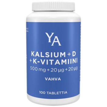 YA KALSIUM+D+K TABL 100 kpl