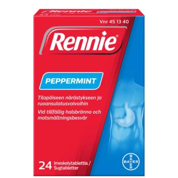 RENNIE PEPPERMINT IMESKELYTABLETTI