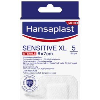 HANSAPLAST SENSITIVE XL 6 X 7CM 5 KPL