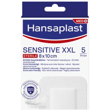 HANSAPLAST SENSITIVE XXL 8 X 10CM 5 KPL