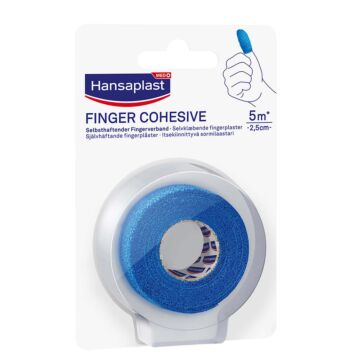 HANSAPLAST FINGER COHESIVE BLUE 5M X 2,5CM 1 KPL
