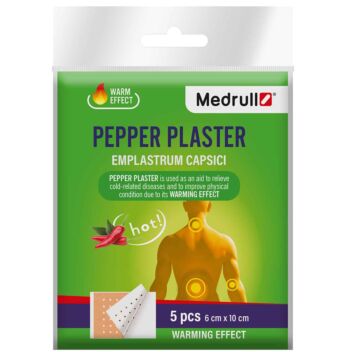 MEDRULL PEPPER PLASTER PIPPURILAASTARI 6X10CM 5 kpl