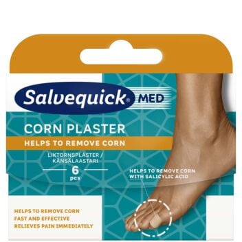 SALVEQUICK MED CORN PLASTER KÄNSÄLAASTARI 6 kpl