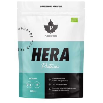 PUHDISTAMO ATHLETICS HERAPROTEIINI NATURAL 500 g