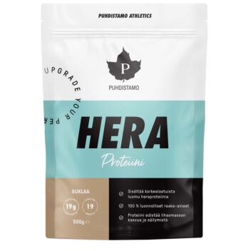 PUHDISTAMO ATHLETICS HERAPROTEIINI SUKLAA 500 g