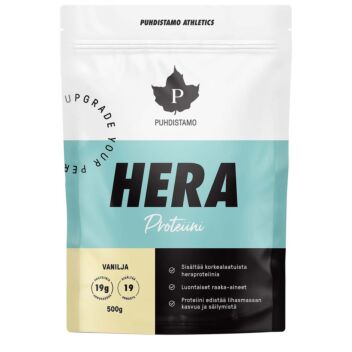 PUHDISTAMO ATHLETICS HERAPROTEIINI VANILJA 500 g