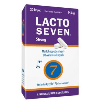 LACTO SEVEN STRONG KAPS 30 KPL