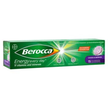 BEROCCA ENERGY CASSIS&BERRIES PORETABL 15 kpl