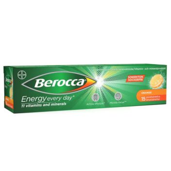BEROCCA ENERGY ORANGE PORETABL 15 kpl