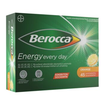 BEROCCA ENERGY ORANGE PORETABL 45 kpl