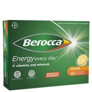 BEROCCA ENERGY ORANGE PORETABL 45 kpl