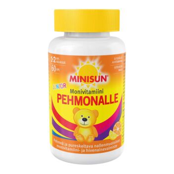 MINISUN PEHMONALLE SITRUS MONIVITAMIINI JUNIOR 60 kpl
