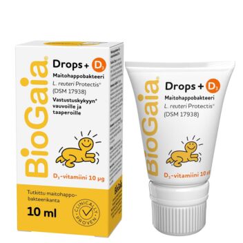 BIOGAIA DROPS+D3 10 ML