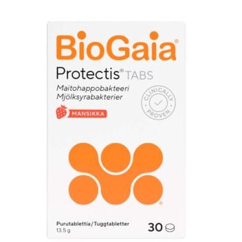 BIOGAIA TABS MANSIKKA TABL 30 kpl