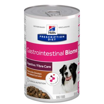 
Hill's Canine Prescription Diet Gastrointestinal Biome Digestive/Fibre care säilyke 12x354 g | Koiran ruoka
