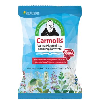 CARMOLIS VAHVA PIPARMINTTU KURKKUKARAMELLI 75 g