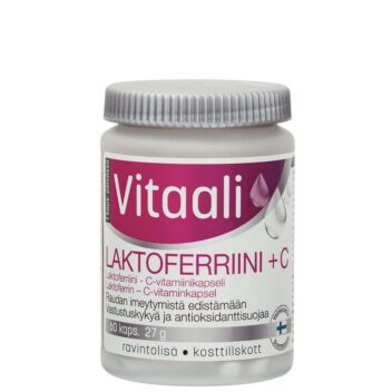 Vitaali Laktoferriini + C | Vitamiinit ja ravinto