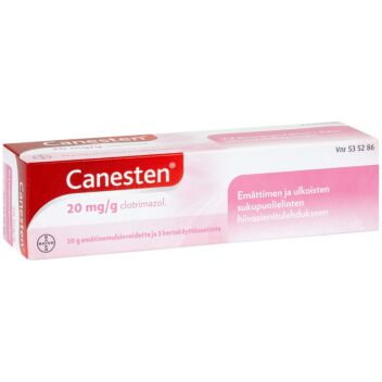 CANESTEN 20 MG/G EMÄTINEMULSIOVOIDE C APPLIC 20 g