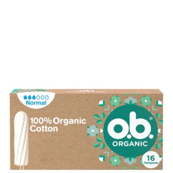 O.B. ORGANIC NORMAL LUOMUTAMPONI 16 kpl