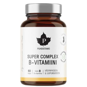 PUHDISTAMO SUPER COMPLEX B-VITAMIINI KAPS 60 kpl